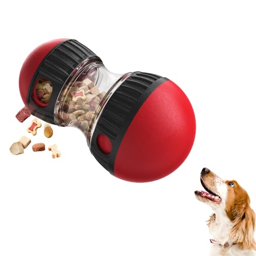 Interaktives Hundespielzeug,Futterball für Hunde,Snackball Hund,Leckerli Ball für Hunde,Hundespielzeug Unzerstörbar für Kleine/Mittlere/Große Hunde zum Trainieren des Spaßes beim Füttern PT001-RD Interaktives Hundespielzeug,Futterball für Hunde,Snackball Hund,Leckerli Ball für Hunde,Hundespielzeug Unzerstörbar für Kleine/Mittlere/Große Hunde zum Trainieren des Spaßes beim Füttern PT001-RD von PEIKID