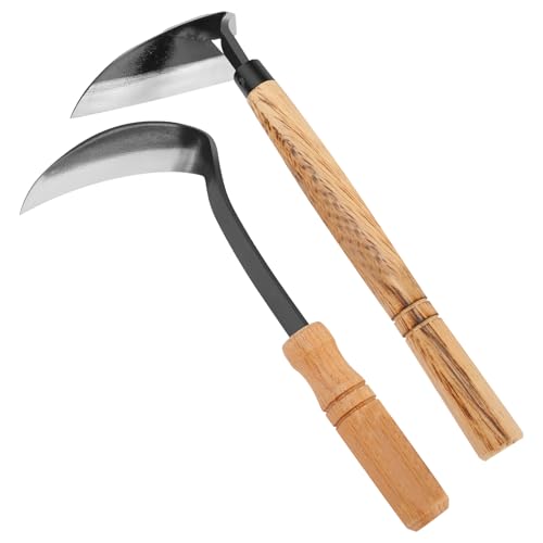 PEIZHIYC 2 Stück Gartenarbeit Hand Unkrautstecher Stahl Fugenkratzer Unkraut mit Stiel Manuelle Unkrautstecher mit Holzgriffen Unkraut Entferner Gerät für Garten Jäten Umpflanzen Entwurzeln PEIZHIYC 2 Stück Gartenarbeit Hand Unkrautstecher Stahl Fugenkratzer Unkraut mit Stiel Manuelle Unkrautstecher mit Holzgriffen Unkraut Entferner Gerät für Garten Jäten Umpflanzen Entwurzeln von PEIZHIYC
