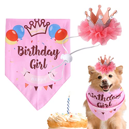 Alles Gute zum Geburtstag Hund, Haustier-Geburtstagskrone, Filz- und Polyesterstoffe für Haustierdekorationen, die nicht leicht verblassen, verfügen über ein dehnbares Gummiband für Hunde, Okuyan Alles Gute zum Geburtstag Hund, Haustier-Geburtstagskrone, Filz- und Polyesterstoffe für Haustierdekorationen, die nicht leicht verblassen, verfügen über ein dehnbares Gummiband für Hunde, Okuyan von PEKMAR