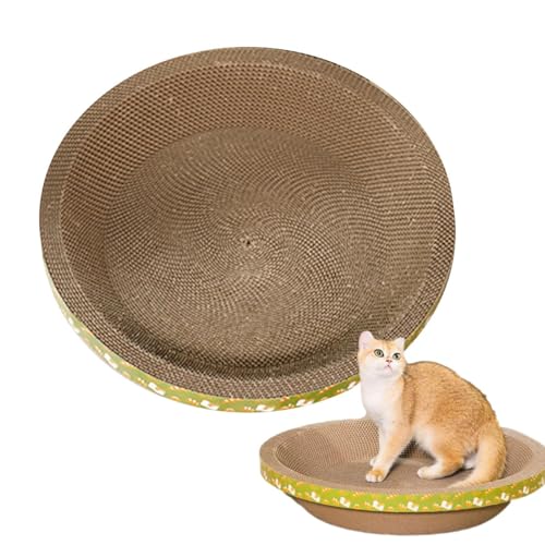Kratzschale für Katzen aus Pappe,Nestkratzer aus Pappe, groß, platzsparend und stabil | Katzennester für Balkon, Spielzimmer, Wohnzimmer, Schlafzimmer, Arbeitszimmer, Kätzchennest Pekmar Kratzschale für Katzen aus Pappe,Nestkratzer aus Pappe, groß, platzsparend und stabil | Katzennester für Balkon, Spielzimmer, Wohnzimmer, Schlafzimmer, Arbeitszimmer, Kätzchennest Pekmar von PEKMAR