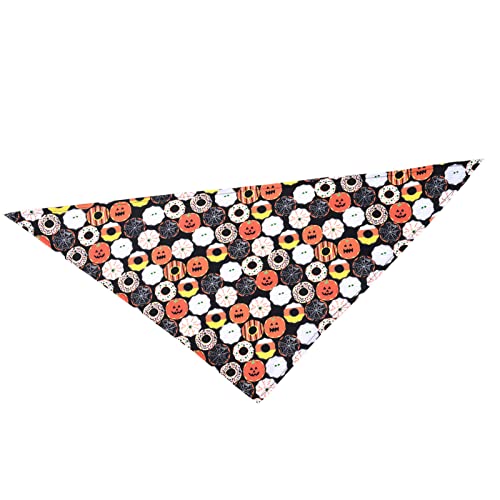 PEKMAR Halloween-Hunde-Bandanas | Dreiecks-Lätzchen, Schal, Hundehalstuch,Haustier-Halstuch, Hundelätzchen, Verstellbarer Hundeschal für Katzen, Haustiere, Hunde, Halloween-Urlaub von PEKMAR