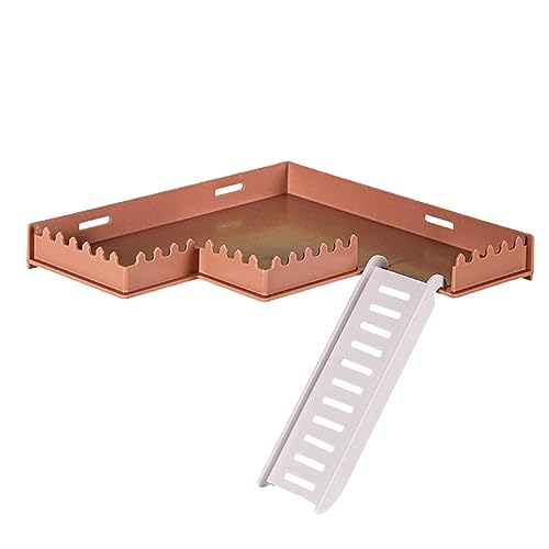 PEKMAR Hamsterkäfig-Plattform | Sicheres PVC-Spielstudio mit Leiter - Kletterndes Kauspielzeug für Igel, Hamster, Streifenhörnchen, Eichhörnchen, Rennmäuse, Papageien, Chinchillas PEKMAR Hamsterkäfig-Plattform | Sicheres PVC-Spielstudio mit Leiter - Kletterndes Kauspielzeug für Igel, Hamster, Streifenhörnchen, Eichhörnchen, Rennmäuse, Papageien, Chinchillas von PEKMAR