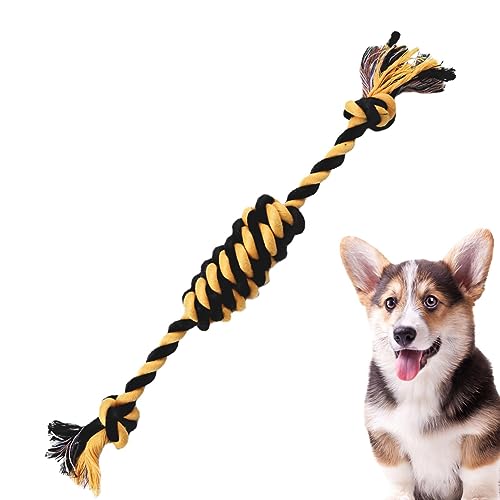 PEKMAR Hundeseil - Seilspielzeug für kleine Hunde und Aggressive Kauer | Kauspielzeug für Hunde aus natürlicher Baumwolle, Beißseil für Hunde, Robustes Kauspielzeug aus Seil, Robustes Zerrspielzeug von PEKMAR