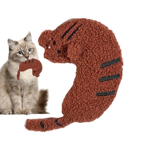 PEKMAR Kauspielzeug für Katzen - Kauspielzeug in Cartoon-Katzenform für Hunde und Katzen | Quietschspielzeug für Hunde zum Trainieren für Camping, Zuhause, Tierhandlung, Tierheim von PEKMAR