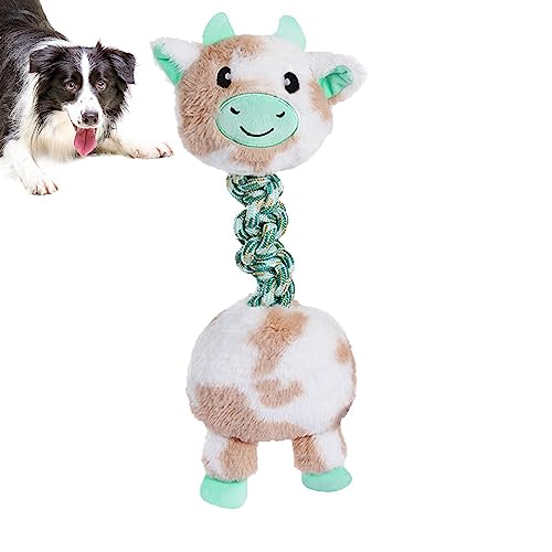 PEKMAR Quietschendes Plüsch-Hundespielzeug, zahnende Welpen-Plüschtiere | Kuscheltiere Cartoon Squeeze Plüschtiere | Welpengeräusche erzeugendes Spielzeug zur Zahnreinigung für Wohnzimmer, Camping, von PEKMAR