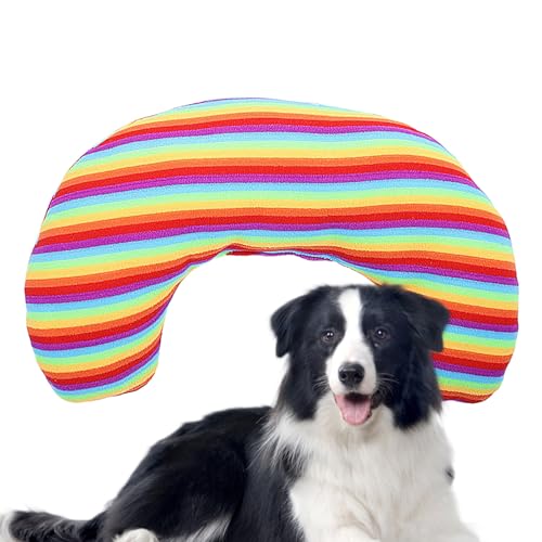 PEKMAR U-förmiges Hundekissen,Hundehalskissen | U-förmiges Haustier-Nackenkissen | Half Donut Cuddler für Katzen und Hunde, Haustierbedarf, Hundekissen für die obere Wirbelsäule und beruhigende PEKMAR U-förmiges Hundekissen,Hundehalskissen | U-förmiges Haustier-Nackenkissen | Half Donut Cuddler für Katzen und Hunde, Haustierbedarf, Hundekissen für die obere Wirbelsäule und beruhigende von PEKMAR
