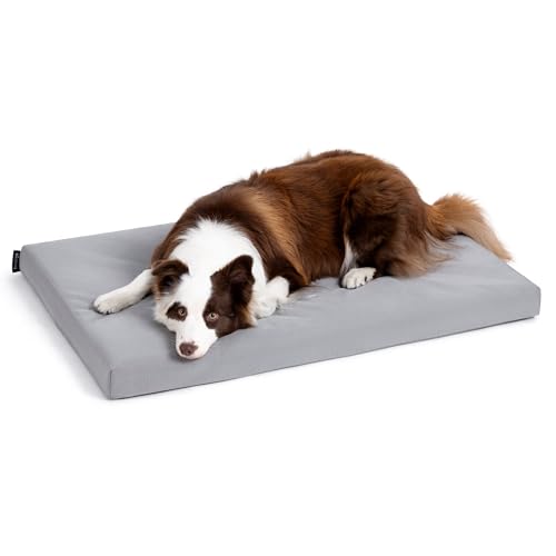 PELZIN Cybarmour kaufestes Hundebett, orthopädische, unzerstörbare Hundebox-Pad, für den Außenbereich, wasserdicht, für aggressive Kauer, große Rassen, passend für 91,4 cm große Käfige, 88,9 x 55,9 cm von PELZIN