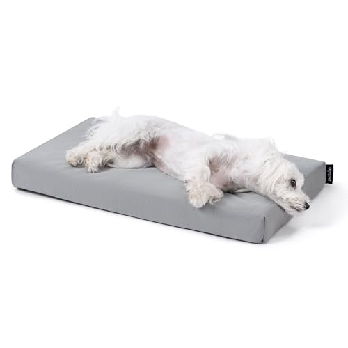 PELZIN Cybarmour kaufestes Hundebett, orthopädische, unzerstörbare Hundebox-Polsterung, für den Außenbereich, wasserdicht, für aggressive Kauer, kleine Rassen, passend für 61 cm große Kisten, 58,4 x von PELZIN