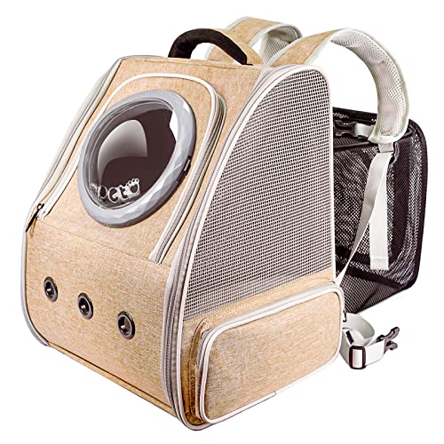 PENCCOR Haustier Erweiterbar Hunde Katzen Rucksack Raumkapsel, Tragbar Transportrucksack Transporttasche für Haustiere Reisen Atmungsaktive Rucksack für große Katzen Kleine Hunde PENCCOR Haustier Erweiterbar Hunde Katzen Rucksack Raumkapsel, Tragbar Transportrucksack Transporttasche für Haustiere Reisen Atmungsaktive Rucksack für große Katzen Kleine Hunde von PENCCOR