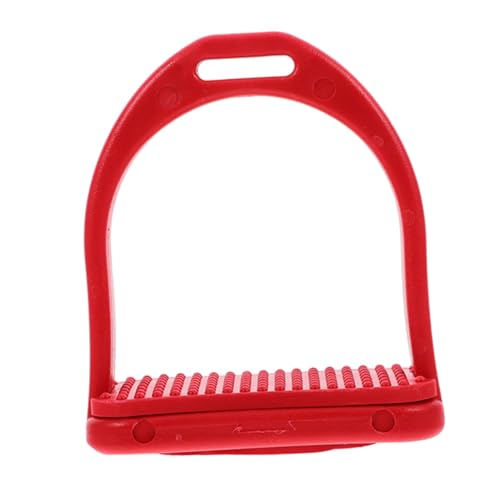 PENIKOKO 1 Paar Rapid Climb Steigbügel Rot Steigbügel Für Sattel Western See Pom Sicherheitssteigbügel Lift Sportsteigbügel von PENIKOKO