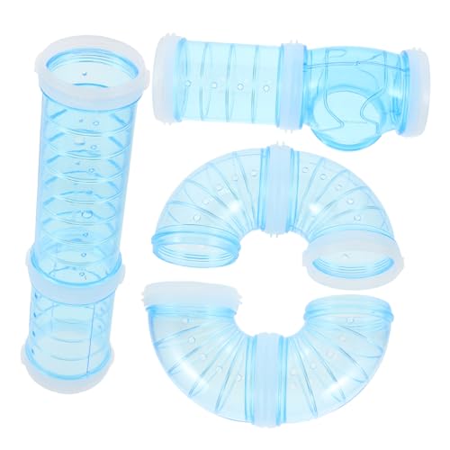 PENIKOKO 1 Satz Hamster Röhrenset für Käfig Teiliges DIY Labyrinth Tunnel System aus Hochwertigem Plastik Installieren für Neugierige Nager Gesunder Gewohnheiten von PENIKOKO
