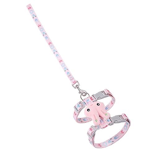 PENIKOKO 1 Satz Verstellbares Katzengeschirr mit Leine und Leichtes Geschirr für Katzen für Outdoor Aktivitäten Kleines Bequemes Design Rosa PENIKOKO 1 Satz Verstellbares Katzengeschirr mit Leine und Leichtes Geschirr für Katzen für Outdoor Aktivitäten Kleines Bequemes Design Rosa von PENIKOKO