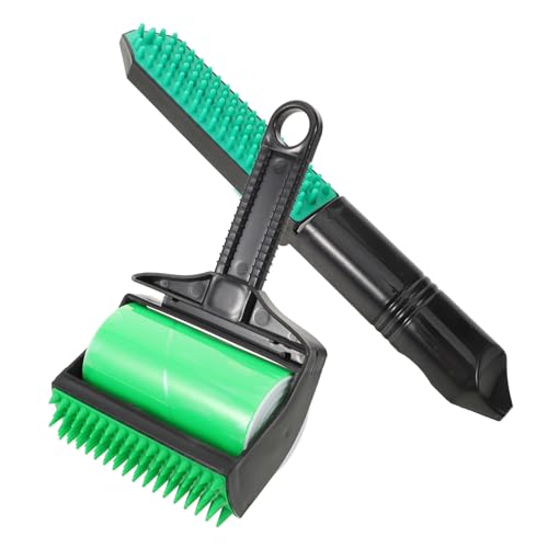 PENIKOKO 1 Satz klebrige Fusselrollen Werkzeug Hautschuppen Haustier waschbarer Fusselroller Klebriger Entferner für Tierhaare Fusselrolle wiederverwendbar Plastik Black von PENIKOKO