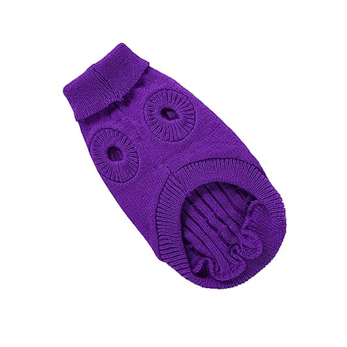 PENIKOKO 1 Stück Stylischer Einfarbiger Hundepullover für Kleine Warmer und Bequemer Winter Sweater für Haustiere für Feiertage Geburtstagsfeiern und Cosplay PENIKOKO 1 Stück Stylischer Einfarbiger Hundepullover für Kleine Warmer und Bequemer Winter Sweater für Haustiere für Feiertage Geburtstagsfeiern und Cosplay von PENIKOKO