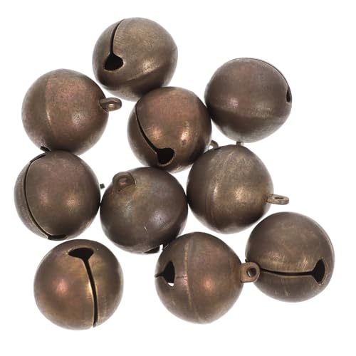 PENIKOKO 10 Stück Kleine Kupferglöckchen für Haustierhalsbänder mit Robuste Bronze Glocken für Katzen und Hundehalsband Vielseitig für DIY Schmuck und Dekorationen PENIKOKO 10 Stück Kleine Kupferglöckchen für Haustierhalsbänder mit Robuste Bronze Glocken für Katzen und Hundehalsband Vielseitig für DIY Schmuck und Dekorationen von PENIKOKO