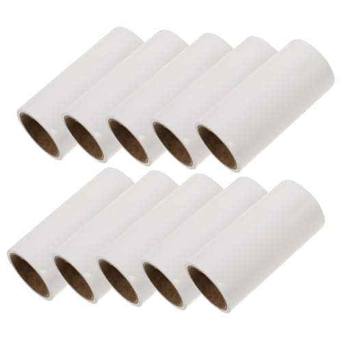 PENIKOKO 10 Stück Staubpapierreinigungsband Für Körperpflege Fell Produkt Tierhaarentferner Reisen Klebriger Fusselentferner Größe Wiederverwendbare Fusselrollen Pads Weiß PENIKOKO 10 Stück Staubpapierreinigungsband Für Körperpflege Fell Produkt Tierhaarentferner Reisen Klebriger Fusselentferner Größe Wiederverwendbare Fusselrollen Pads Weiß von PENIKOKO