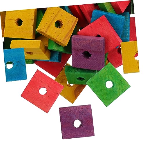 PENIKOKO 100 Stück Papageien Holzspielzeug Kaustücke für Gesunde Zähne Buntes Vogelspielzeug für Nymphensittiche Graupapageien und Amazonpapageien Fördert Spiel und Geschicklichkeit PENIKOKO 100 Stück Papageien Holzspielzeug Kaustücke für Gesunde Zähne Buntes Vogelspielzeug für Nymphensittiche Graupapageien und Amazonpapageien Fördert Spiel und Geschicklichkeit von PENIKOKO