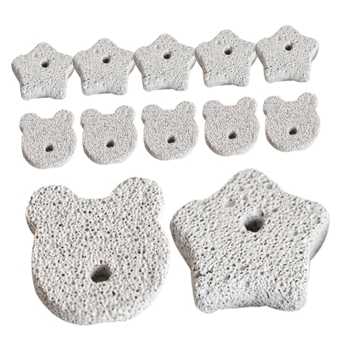PENIKOKO 12 Stück Backenzahnsteine Hamster Leckerlis Für Echte Hamster Hasen Kauspielzeug Hamster Lavablöcke Hamster Beißstein Beißsnacks Hamster Kauspielzeug Hamster von PENIKOKO