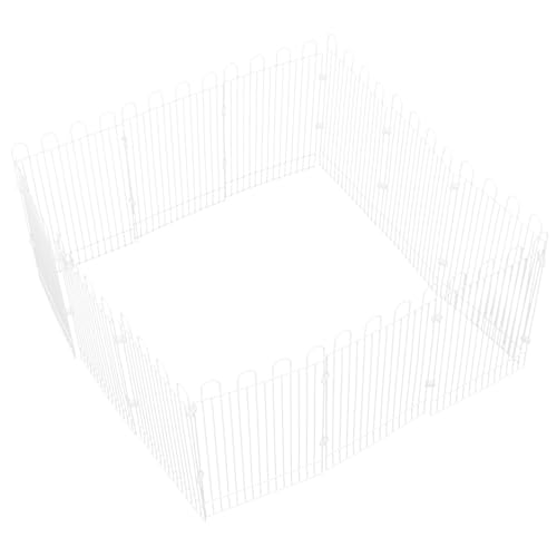 PENIKOKO 12 Stück Teiliges Kleintier Auslauf aus Grünem Drahtgitter DIY Spielgehege mit Panels Vielseitig Zusammensetzbar für Hamster Kaninchen Meerschweinchen und Andere Kleine Haustiere von PENIKOKO