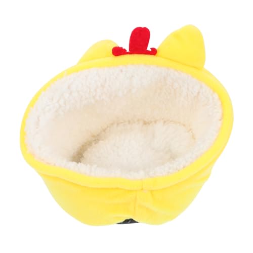PENIKOKO 1Stück Hamsterhaus aus Weichem Material Warmes Haustierbett für Nager für Hamster und Kleine Gemütlicher Schlafplatz Sofa für Winterruhe von PENIKOKO