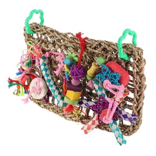 PENIKOKO 1stück Vogel Spielzeug Kletternetz Für Papageien Sicheres Kau Und Spielzeug Für Vögel Fördert Gesundheit Und Zahnpflege Attraktives Design Für Haustiere PENIKOKO 1stück Vogel Spielzeug Kletternetz Für Papageien Sicheres Kau Und Spielzeug Für Vögel Fördert Gesundheit Und Zahnpflege Attraktives Design Für Haustiere von PENIKOKO