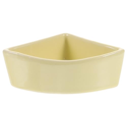 PENIKOKO 1Stück Trinkschüssel für Haustiere Eckige Fütterungsschale für Hamster und Nager Kompakte Futter und Wasserschale Leicht zu Reinigen Stilvolles Design von PENIKOKO