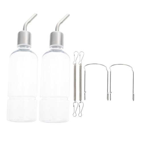 PENIKOKO 2 STÜCK Hängende Trinkflaschen für Kaninchen und Nager aus Hochwertigem Kunststoff und Edelstahl Auslaufsicher Transparent zur Flüssigkeitskontrolle Inklusive Einfachem PENIKOKO 2 STÜCK Hängende Trinkflaschen für Kaninchen und Nager aus Hochwertigem Kunststoff und Edelstahl Auslaufsicher Transparent zur Flüssigkeitskontrolle Inklusive Einfachem von PENIKOKO