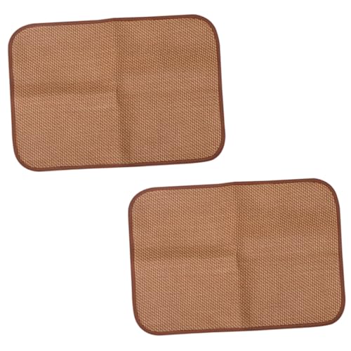 PENIKOKO 2 STÜCK Teiliges Sommer Dog Mat aus Atmungsaktivem Strapazierfähigem Rattanstroh Kühlende Hundematte für Bessere Schlafqualität Passend für Hundehütten Sicher und Hitzebeständig PENIKOKO 2 STÜCK Teiliges Sommer Dog Mat aus Atmungsaktivem Strapazierfähigem Rattanstroh Kühlende Hundematte für Bessere Schlafqualität Passend für Hundehütten Sicher und Hitzebeständig von PENIKOKO