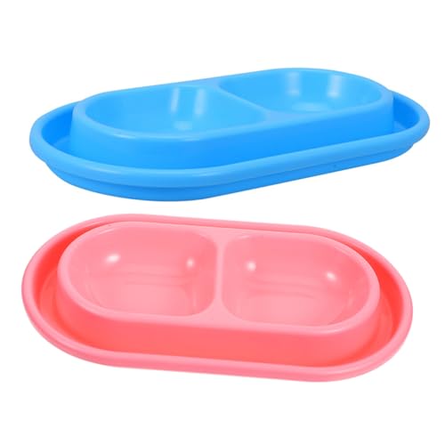 PENIKOKO 2 Stück Doppelter Katzennapf mit Stabilem Rutschfestem Sockel für Futter und Wasser Pflegeleichtes Design Geeignet für Kleine bis Mittelgroße Katzen und Welpen Outdoor und Indoor PENIKOKO 2 Stück Doppelter Katzennapf mit Stabilem Rutschfestem Sockel für Futter und Wasser Pflegeleichtes Design Geeignet für Kleine bis Mittelgroße Katzen und Welpen Outdoor und Indoor von PENIKOKO