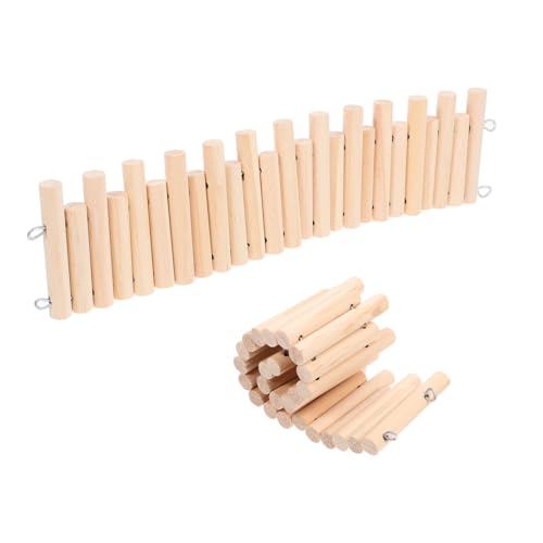 PENIKOKO 2 Stück Hamster Gehege Zaun Chinchilla-Brücke Kletterspielzeug für Hamster Hamster-Ratten- Mäusebrücke Meerschweinchenleiter Accessoires für Bartagamen Kletterbrücke Holz PENIKOKO 2 Stück Hamster Gehege Zaun Chinchilla-Brücke Kletterspielzeug für Hamster Hamster-Ratten- Mäusebrücke Meerschweinchenleiter Accessoires für Bartagamen Kletterbrücke Holz von PENIKOKO
