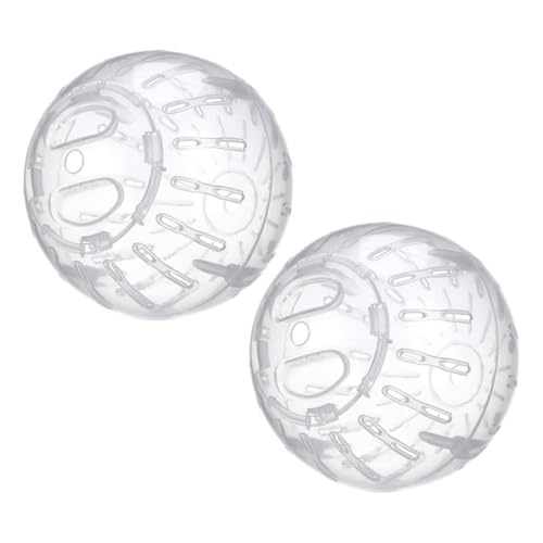PENIKOKO 2 Stück Hamster Laufball Transparent Interaktives Übungs für Zwerghamster und Kleine Haustiere Fördert Aktivität und Langeweile PENIKOKO 2 Stück Hamster Laufball Transparent Interaktives Übungs für Zwerghamster und Kleine Haustiere Fördert Aktivität und Langeweile von PENIKOKO
