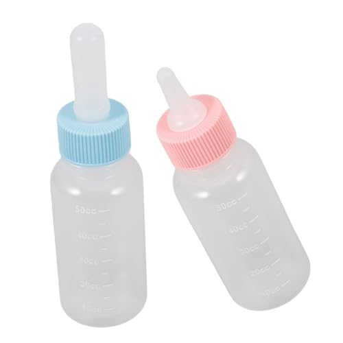 PENIKOKO 2 Stück Haustier Stillflaschen Fütterungsflasche für Kätzchen und Welpen Silikonhaltige Aufzuchtmilchflasche für Kleine zu Handhaben Sicher und Benutzerfreundlich PENIKOKO 2 Stück Haustier Stillflaschen Fütterungsflasche für Kätzchen und Welpen Silikonhaltige Aufzuchtmilchflasche für Kleine zu Handhaben Sicher und Benutzerfreundlich von PENIKOKO