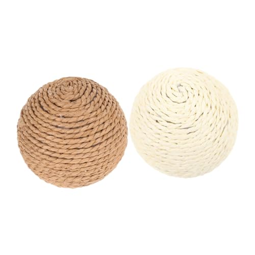 PENIKOKO 2 Stück Katze Sisalkugel Ball für Katze groß Übung anregend interaktives katzenspielzeug katzenkratzbaum Kätzchen wiederverwendbarer Katzenkratzer Hanfseil PENIKOKO 2 Stück Katze Sisalkugel Ball für Katze groß Übung anregend interaktives katzenspielzeug katzenkratzbaum Kätzchen wiederverwendbarer Katzenkratzer Hanfseil von PENIKOKO