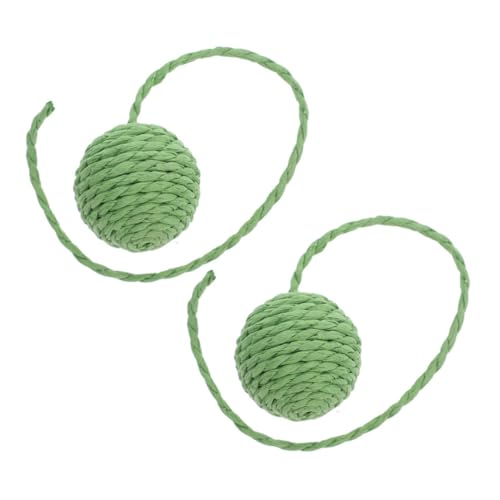 PENIKOKO 2 Stück Katzenkratzspielzeug Sisalball Katzenspielzeug für Drinnen Langlebig für Katzen Aller Fördert das Kratzen PENIKOKO 2 Stück Katzenkratzspielzeug Sisalball Katzenspielzeug für Drinnen Langlebig für Katzen Aller Fördert das Kratzen von PENIKOKO