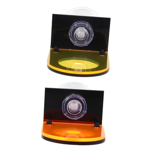 PENIKOKO 2 Stück Korallen Ableger Halter Fluoreszierendes Aquarium Frags Rack Verschleißfest Sicherer Korallen Vermehrungsständer Praktisch für Süß und Meerwasseraquarien von PENIKOKO