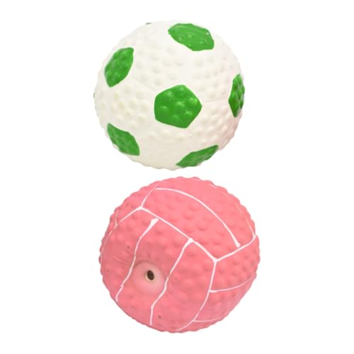 PENIKOKO 2 Stück Latex Hundespielzeug Bissfeste Interaktive Quietschbälle für Welpen Elastische Trainingsbälle Grün Lustige Kauspielzeuge zur Hundeerziehung und Beschäftigung PENIKOKO 2 Stück Latex Hundespielzeug Bissfeste Interaktive Quietschbälle für Welpen Elastische Trainingsbälle Grün Lustige Kauspielzeuge zur Hundeerziehung und Beschäftigung von PENIKOKO