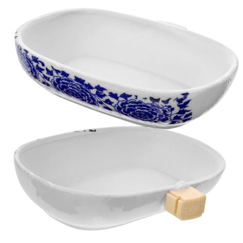 PENIKOKO 2 Stück Parrot Badewanne aus Kunststoff mit Glatten Kanten Leichte Vogel Badewanne für Wellensittiche Sperlinge und Papageien Sicherer Vogelkäfig Badebehälter für Entspanntes PENIKOKO 2 Stück Parrot Badewanne aus Kunststoff mit Glatten Kanten Leichte Vogel Badewanne für Wellensittiche Sperlinge und Papageien Sicherer Vogelkäfig Badebehälter für Entspanntes von PENIKOKO