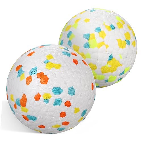 PENIKOKO 2 Stück Strapazierfähige Interaktive Hundekauspielbälle Langlebige Bouncy Kauspielzeuge für Zahnpflege und Spiel Geeignet für Kleine bis Große Hunde Fördert Bewegung und PENIKOKO 2 Stück Strapazierfähige Interaktive Hundekauspielbälle Langlebige Bouncy Kauspielzeuge für Zahnpflege und Spiel Geeignet für Kleine bis Große Hunde Fördert Bewegung und von PENIKOKO