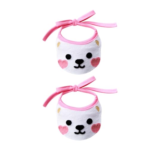 PENIKOKO 2 Stück Teiliges Haustier Halstuch Langlebiges Hundeschal mit Cartoonigem Design Bequemes Waschbares Halsband für Hunde und Stilvolle Halsbekleidung für Haustiere von PENIKOKO