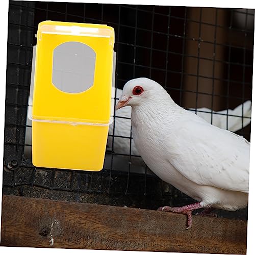 PENIKOKO 2 Stück Teiliges Multifunktionales Hänge Futternapf für Tauben mit Deckel Robustes Kunststoff Futter und Wassernapf Platzsparend Einfach Aufzuhängen Geeignet für Vogelkäfig und PENIKOKO 2 Stück Teiliges Multifunktionales Hänge Futternapf für Tauben mit Deckel Robustes Kunststoff Futter und Wassernapf Platzsparend Einfach Aufzuhängen Geeignet für Vogelkäfig und von PENIKOKO