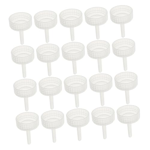 PENIKOKO 20 Stück Teiliges DIY Flaschenverschluss für Artemia Eier Transparentes Brutsystem Zubehör Langlebig Einfach zu Reinigen Geeignet für Getränke und Flaschen Praktischer Garnelen von PENIKOKO