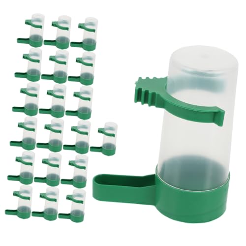 PENIKOKO 20 Stück Teiliges Vogeltränken Robustem Material Automatische Wasserspender für Papageien und Kleine Vögel Einfach zu Befüllen und Reinigen Geeignet für Vogelkäfig und Kaninchen PENIKOKO 20 Stück Teiliges Vogeltränken Robustem Material Automatische Wasserspender für Papageien und Kleine Vögel Einfach zu Befüllen und Reinigen Geeignet für Vogelkäfig und Kaninchen von PENIKOKO