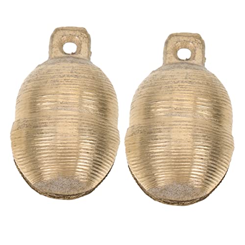 PENIKOKO 2Stücke Hundekragenglocke Pet Bell Anhänger Aus Messing Für Schafe Und Hautfreundlich PENIKOKO 2Stücke Hundekragenglocke Pet Bell Anhänger Aus Messing Für Schafe Und Hautfreundlich von PENIKOKO