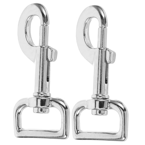 PENIKOKO 2Stücke Hundeleinenverschluss Korrosionsbeständiger Metall Karabinerhaken Stabiler Hundeleinenclip für Sichere Befestigung von Haustieren PENIKOKO 2Stücke Hundeleinenverschluss Korrosionsbeständiger Metall Karabinerhaken Stabiler Hundeleinenclip für Sichere Befestigung von Haustieren von PENIKOKO