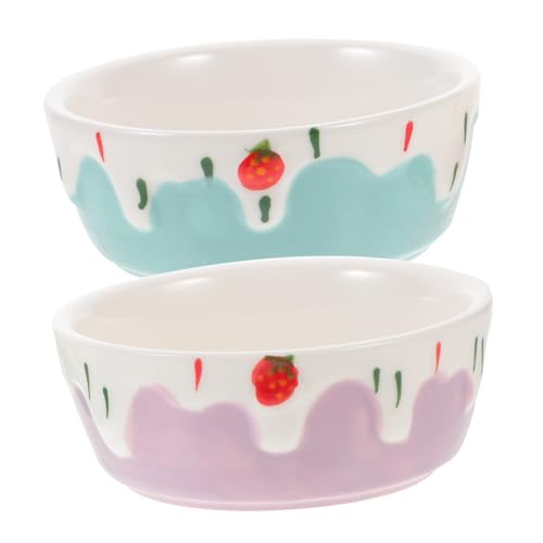 PENIKOKO 2Stücke Keramik Futternapf Für Hamster Und Kleine rutschfest Für Futter Und Wasser Für Meerschweinchen PENIKOKO 2Stücke Keramik Futternapf Für Hamster Und Kleine rutschfest Für Futter Und Wasser Für Meerschweinchen von PENIKOKO