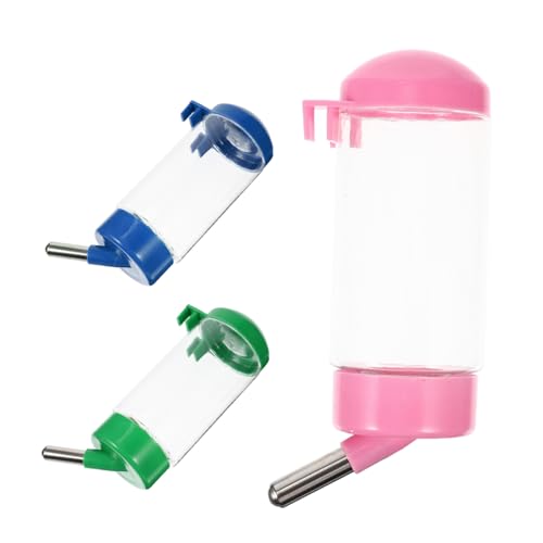 PENIKOKO 3 Stück Automatischer Hänge Wasserspender für Hamster und Kaninchen Transparente Trinkflasche mit Sicherem Haken rutschfest für Käfig und Reisen Bpa Frei Praktische PENIKOKO 3 Stück Automatischer Hänge Wasserspender für Hamster und Kaninchen Transparente Trinkflasche mit Sicherem Haken rutschfest für Käfig und Reisen Bpa Frei Praktische von PENIKOKO