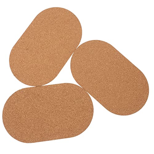 PENIKOKO 3 Stück Hamster Laufmatte aus Kork Rutschfester Untergrund für Kleintier Räder Geräuschreduzierende Matte für Hamster und Kleine Haustiere von PENIKOKO