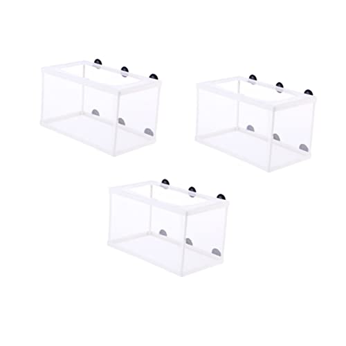 PENIKOKO 3 Stück Teiliges Aquarium Fischzucht Isolation Box Weiß mit Saugnäpfen Netz Inkubator für Tropische Fische Erhöht Überlebensrate durch Trennung Aggressiver und Schwacher Fische PENIKOKO 3 Stück Teiliges Aquarium Fischzucht Isolation Box Weiß mit Saugnäpfen Netz Inkubator für Tropische Fische Erhöht Überlebensrate durch Trennung Aggressiver und Schwacher Fische von PENIKOKO