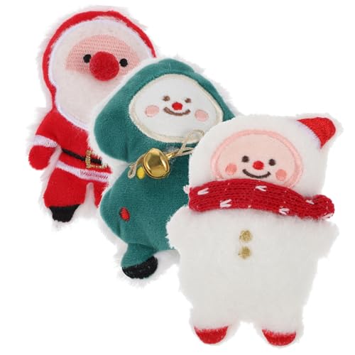 PENIKOKO 3 Stück Teiliges Weihnachts Katzenminze Spielzeugset Interaktives Kauspielzeug für Katzen mit Weihnachtsbaum Weihnachtsmann und Schneemann Weicher für Kätzchen zur Zahnpflege und PENIKOKO 3 Stück Teiliges Weihnachts Katzenminze Spielzeugset Interaktives Kauspielzeug für Katzen mit Weihnachtsbaum Weihnachtsmann und Schneemann Weicher für Kätzchen zur Zahnpflege und von PENIKOKO