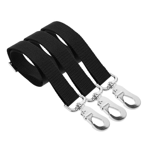 PENIKOKO 3 Stück Verstellbare Nylon Hängeschnur für Pferdefuttereimer Praktische Aufhängeschnur für Heunetze und Futterbeutel im Freien Schwarz PENIKOKO 3 Stück Verstellbare Nylon Hängeschnur für Pferdefuttereimer Praktische Aufhängeschnur für Heunetze und Futterbeutel im Freien Schwarz von PENIKOKO